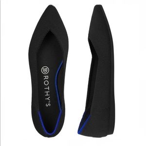 ROTHY’S Black Pointed Flats